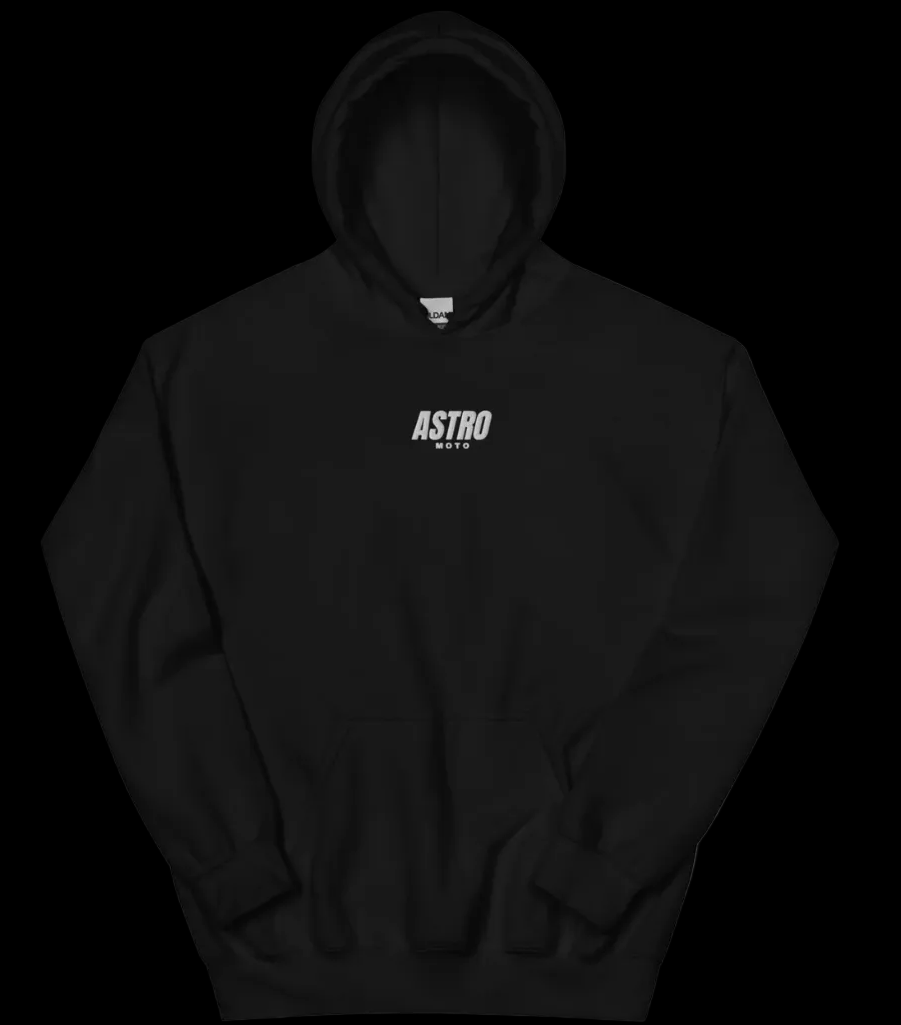 AstroMoto Signature Black Hoodie