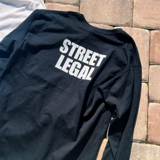 Astro Moto Signature Black Long Sleeve Shirt
