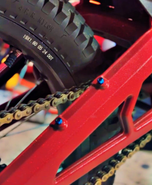 All Emoto Chain Guard Titainum Bolts