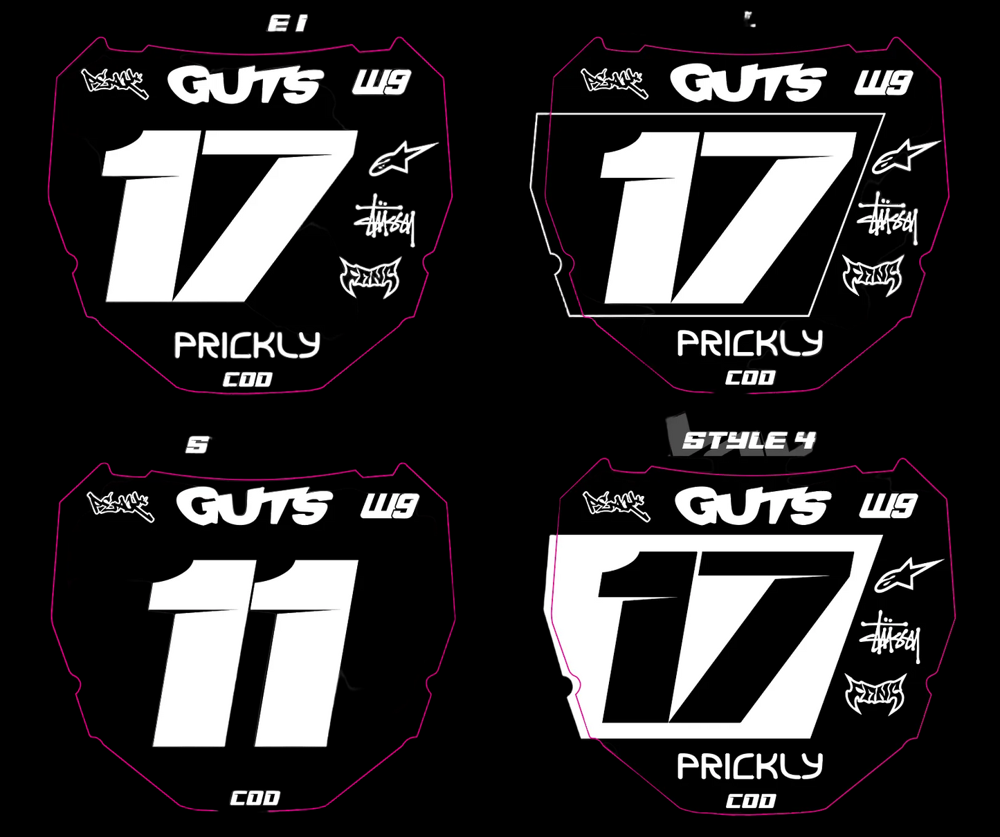 Odi Number Plate Decal